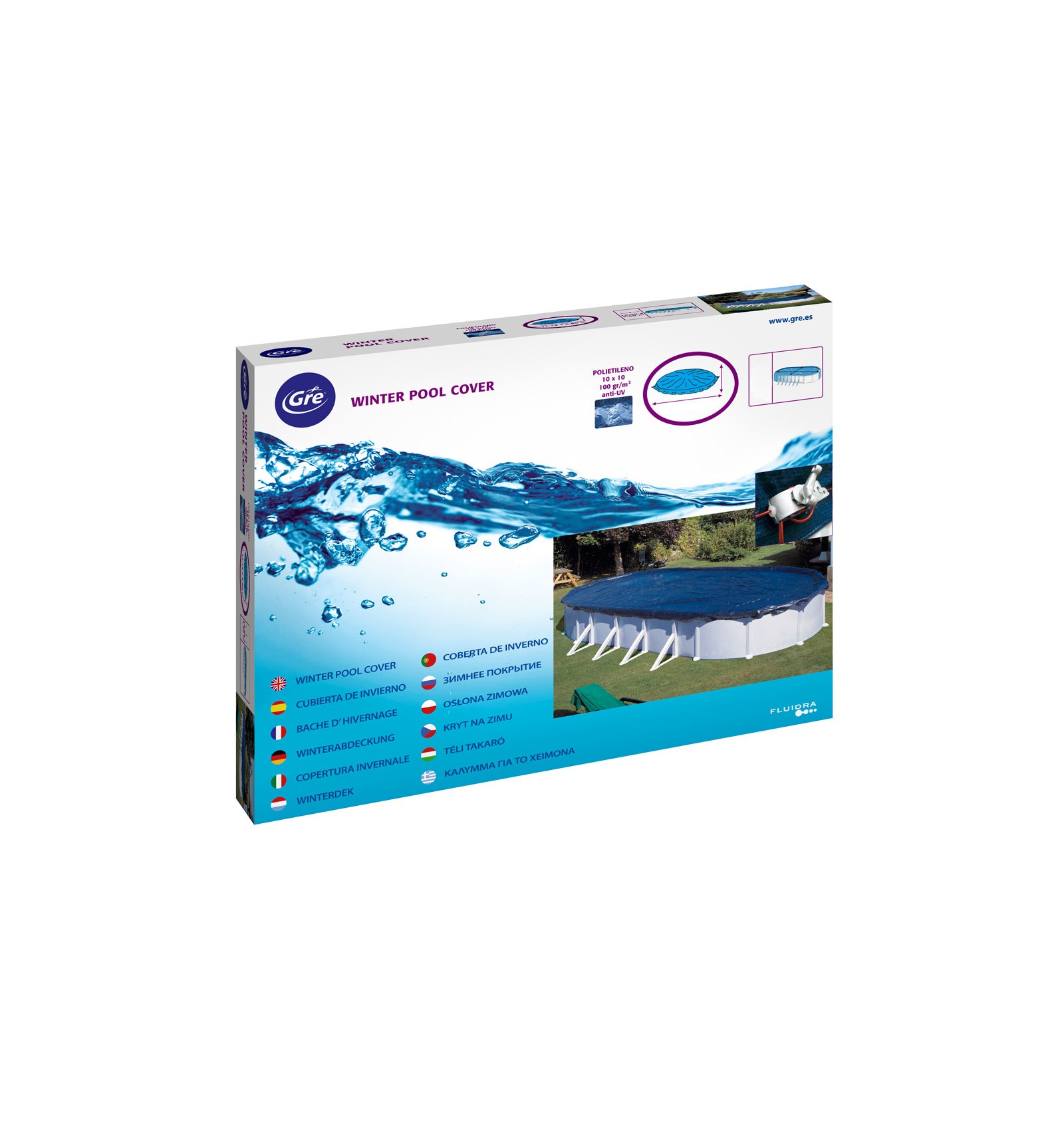 Copertura invernale Gre per piscina ovale