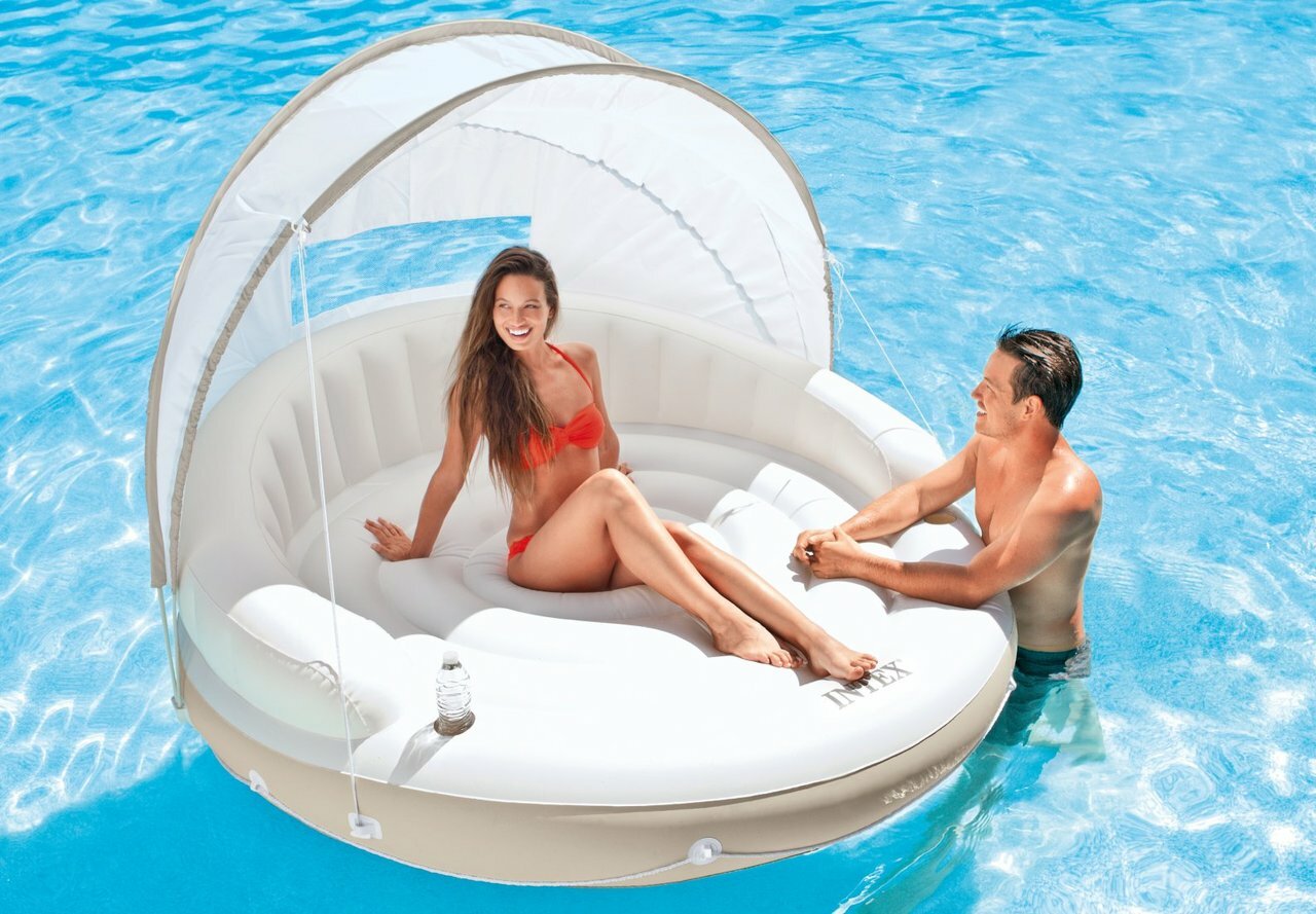 Acquista Piscina gonfiabile con conchiglia galleggiante con sfera di perle,  sedia galleggiante per piscina diversità per feste estive in spiaggia per  adulti