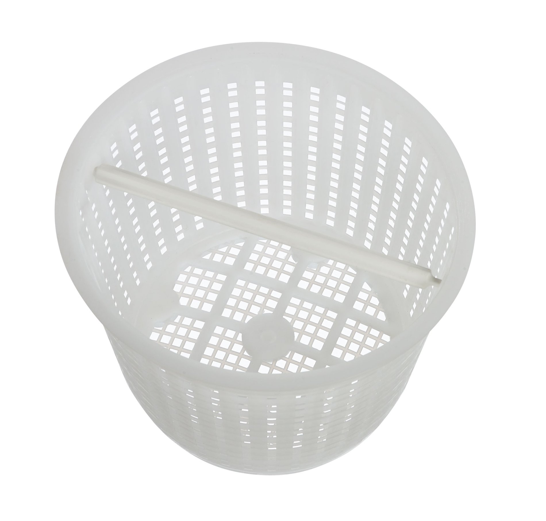Cestello Skimmer Per Piscina Con Manico - Ricambio ABS 15,8x9,5x7,6 Cm Bianco