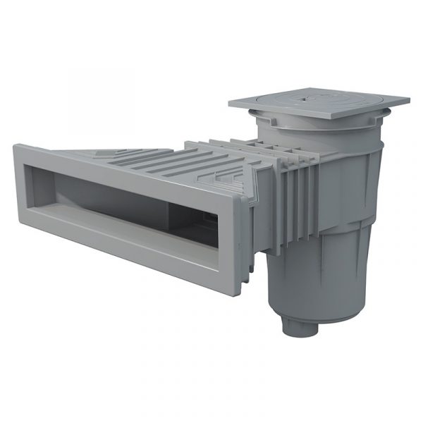 skimmer sfioratore grigio chiaro