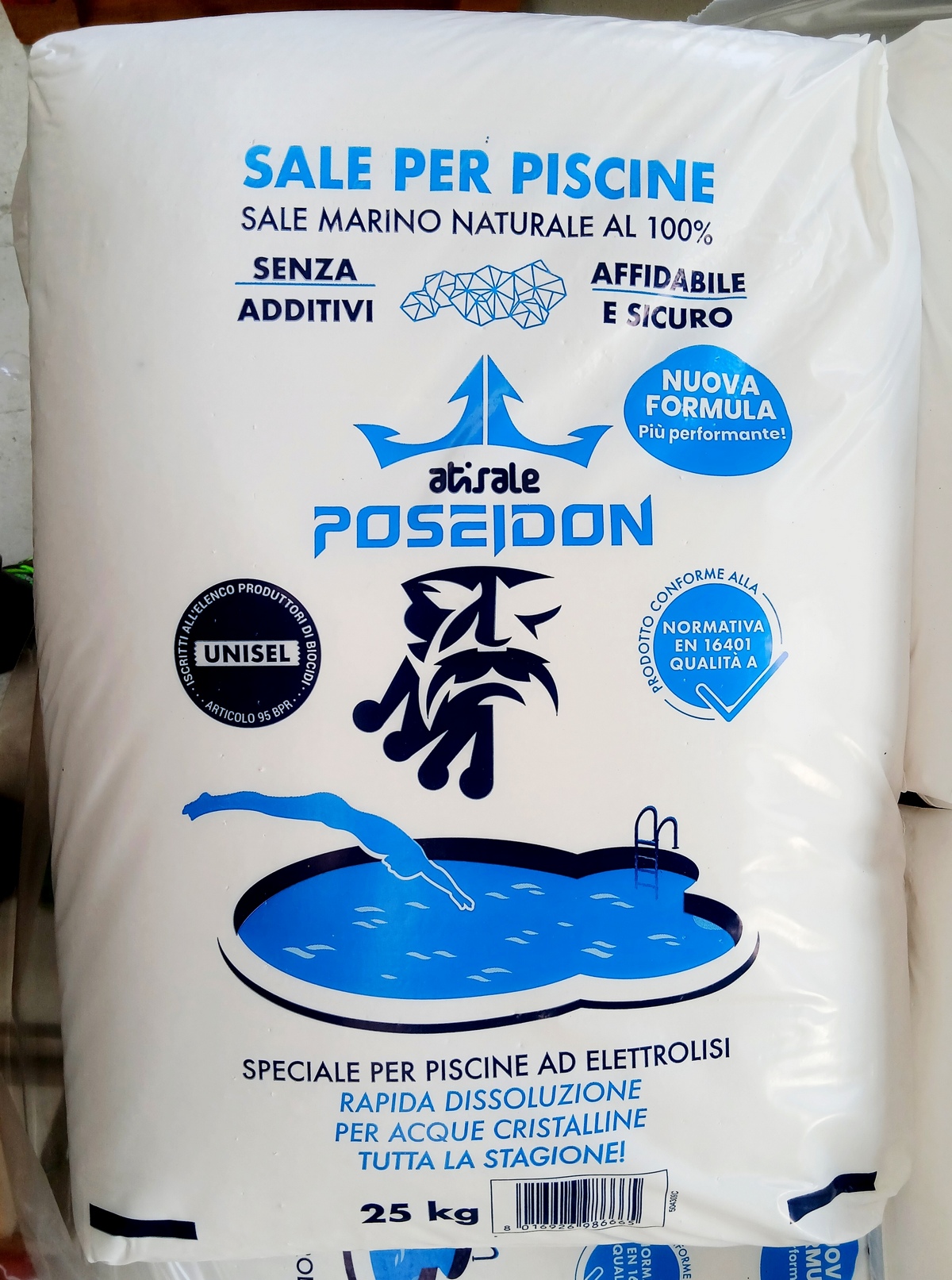 sale per piscine poseidon sacco 25 kg