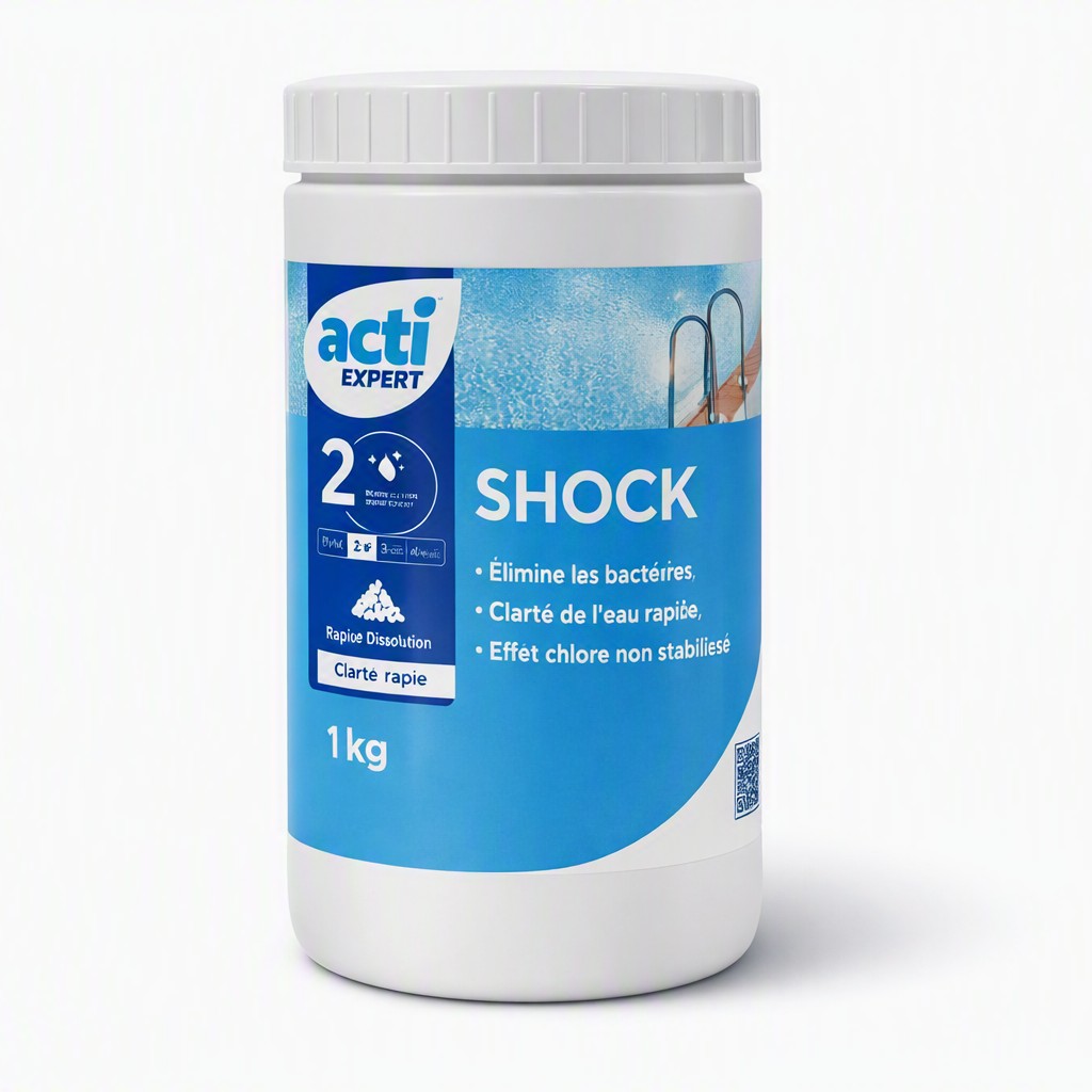 CLORO SHOCK ACTI-1 kg 5 acti shock 1 kg dicloro granulare